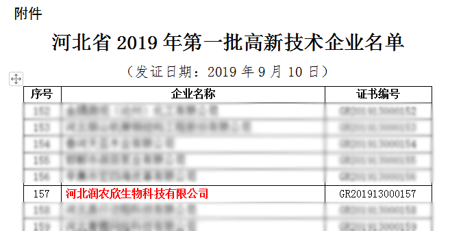国家级高新技术企业