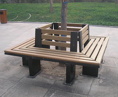 北京戶外樹圍椅設計